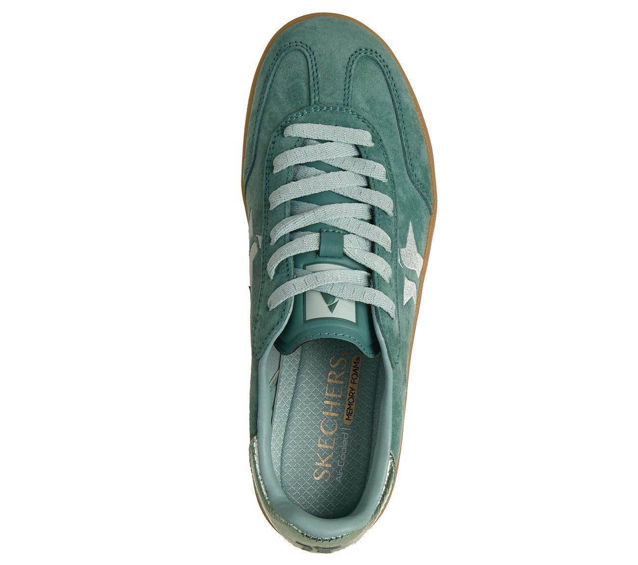 Zapatillas Mujer Academy Hi Elevated Essence Verde Skechers-1