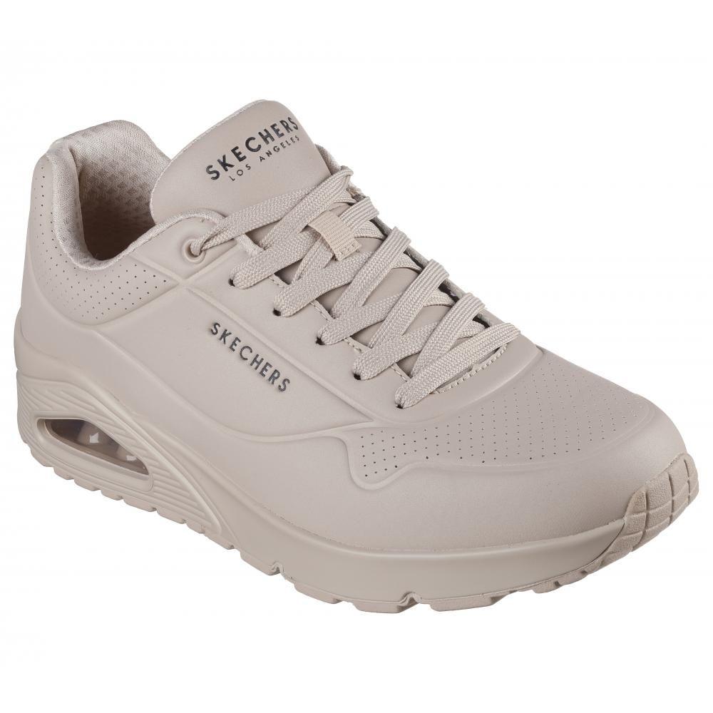 Zapatilla Hombre Uno Stand On Air Beige Skechers-4