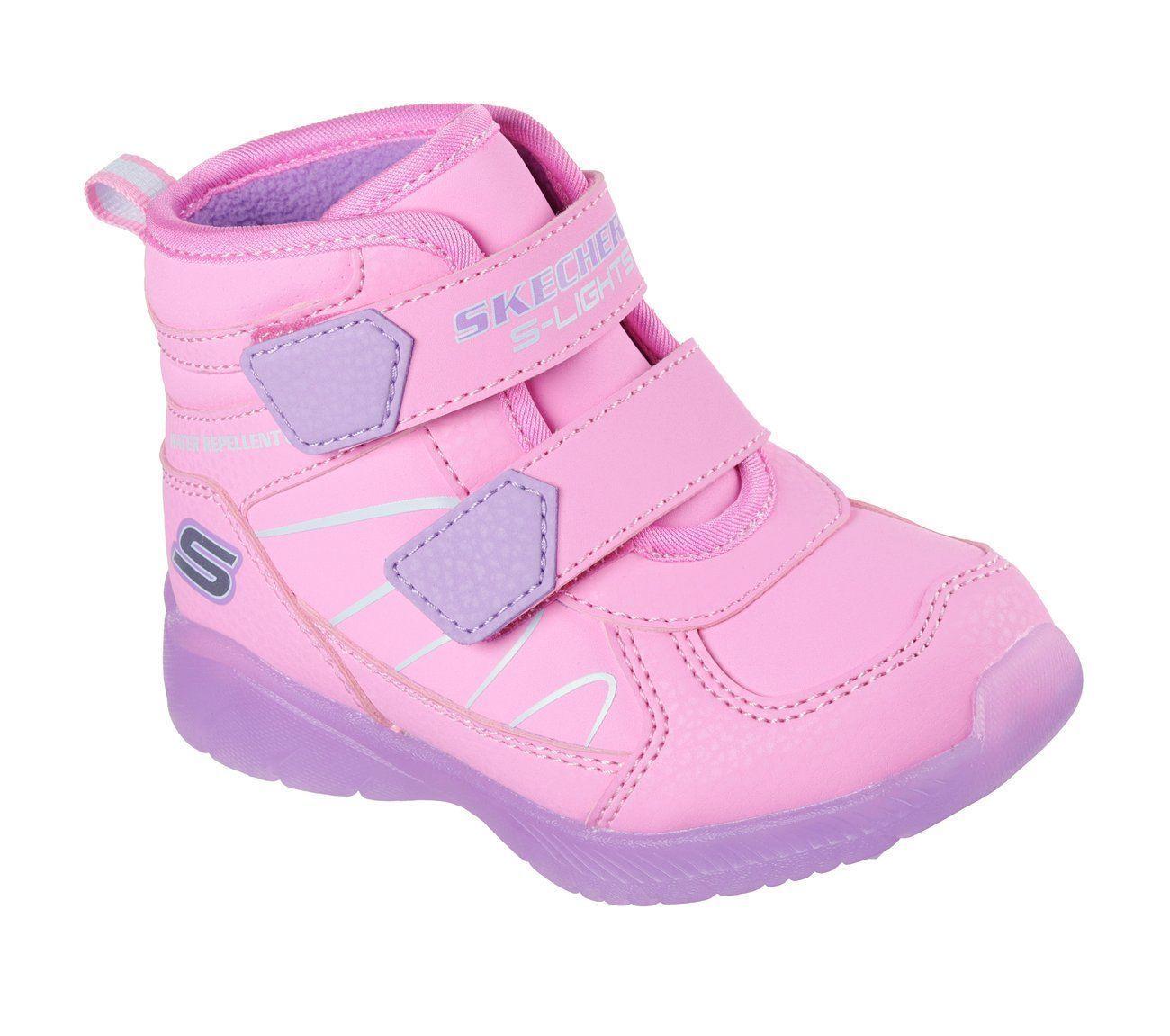 Botas Niña Infant I-Brights Polar Steppers Blanco Skechers-3