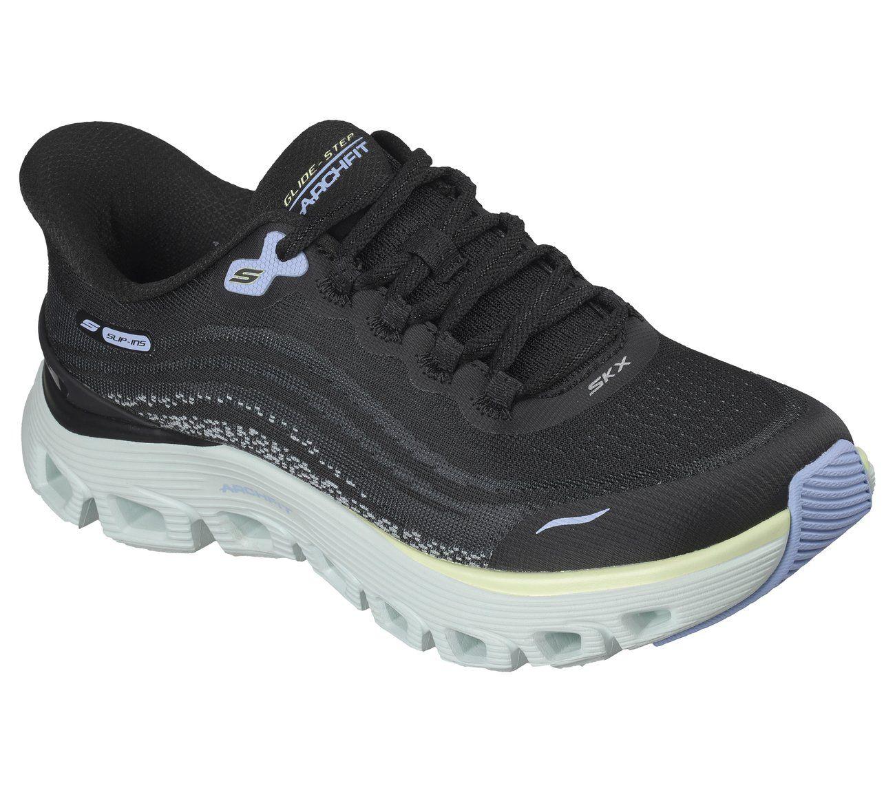 Zapatillas Mujer Slip-ins AF Glide-Step Wave Negro Skechers-3