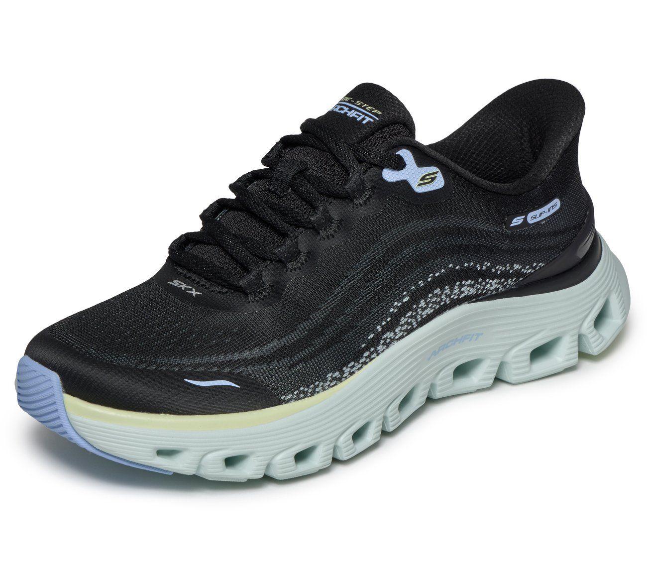 Zapatillas Mujer Slip-ins AF Glide-Step Wave Negro Skechers-4