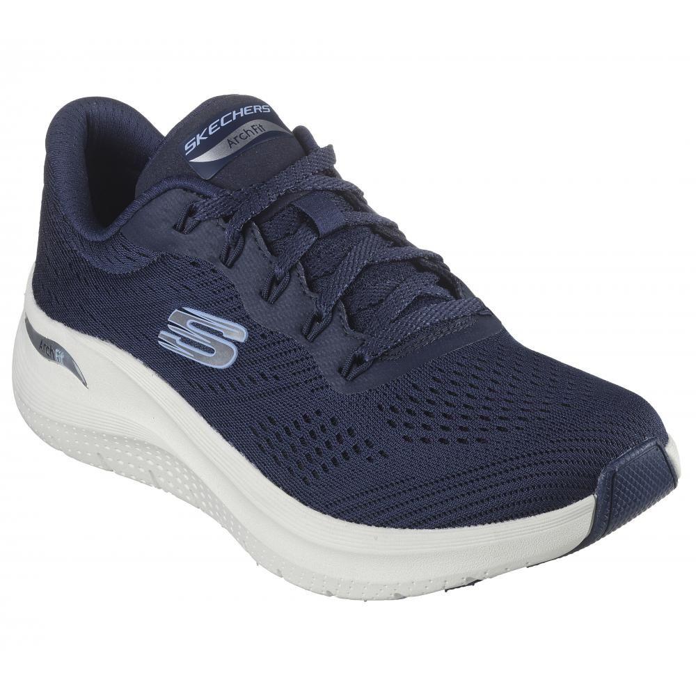 Zapatilla Mujer Arch Fit 2.0 Big League Azul Skechers A-4