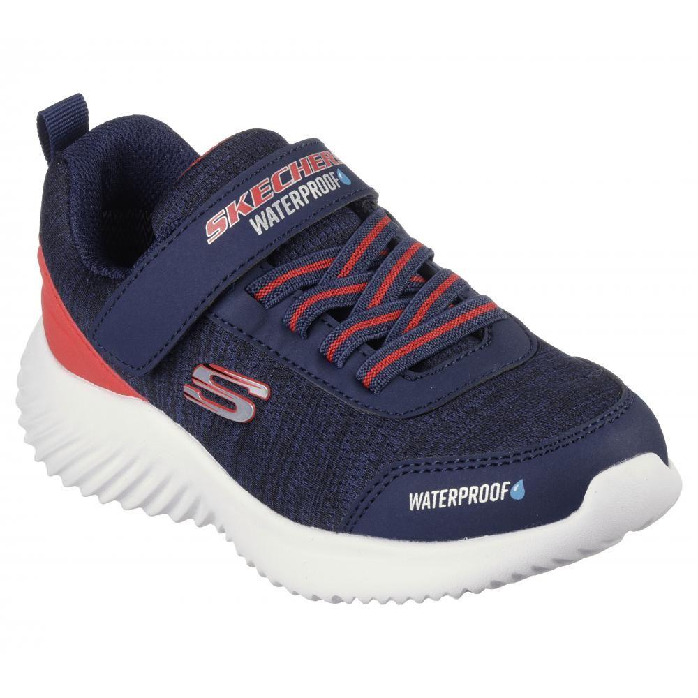 Zapatilla Niño Bounder Dripper Drop Azul Skechers-4