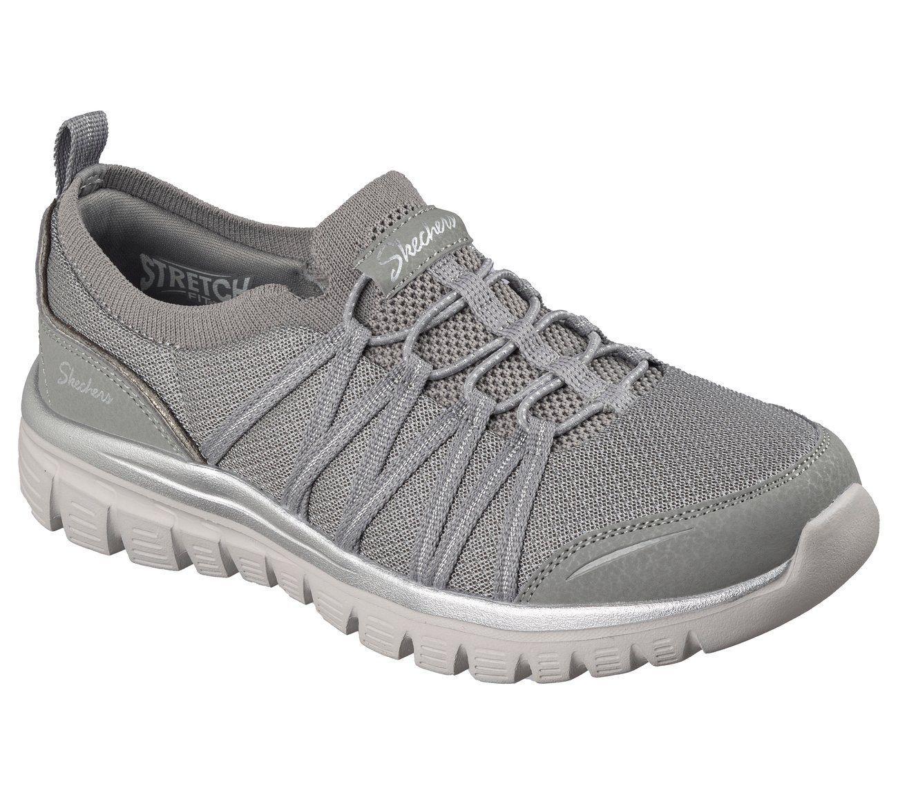 Zapatillas Mujer Graceful Purecrush Gris Skechers-3