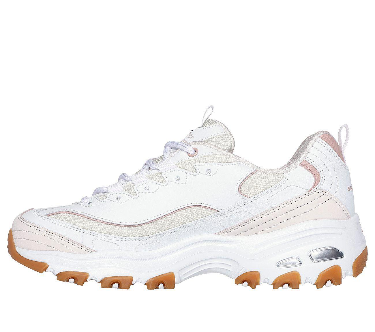 Zapatillas Skechers Mujer Dlites Popular Vote Blanco-3