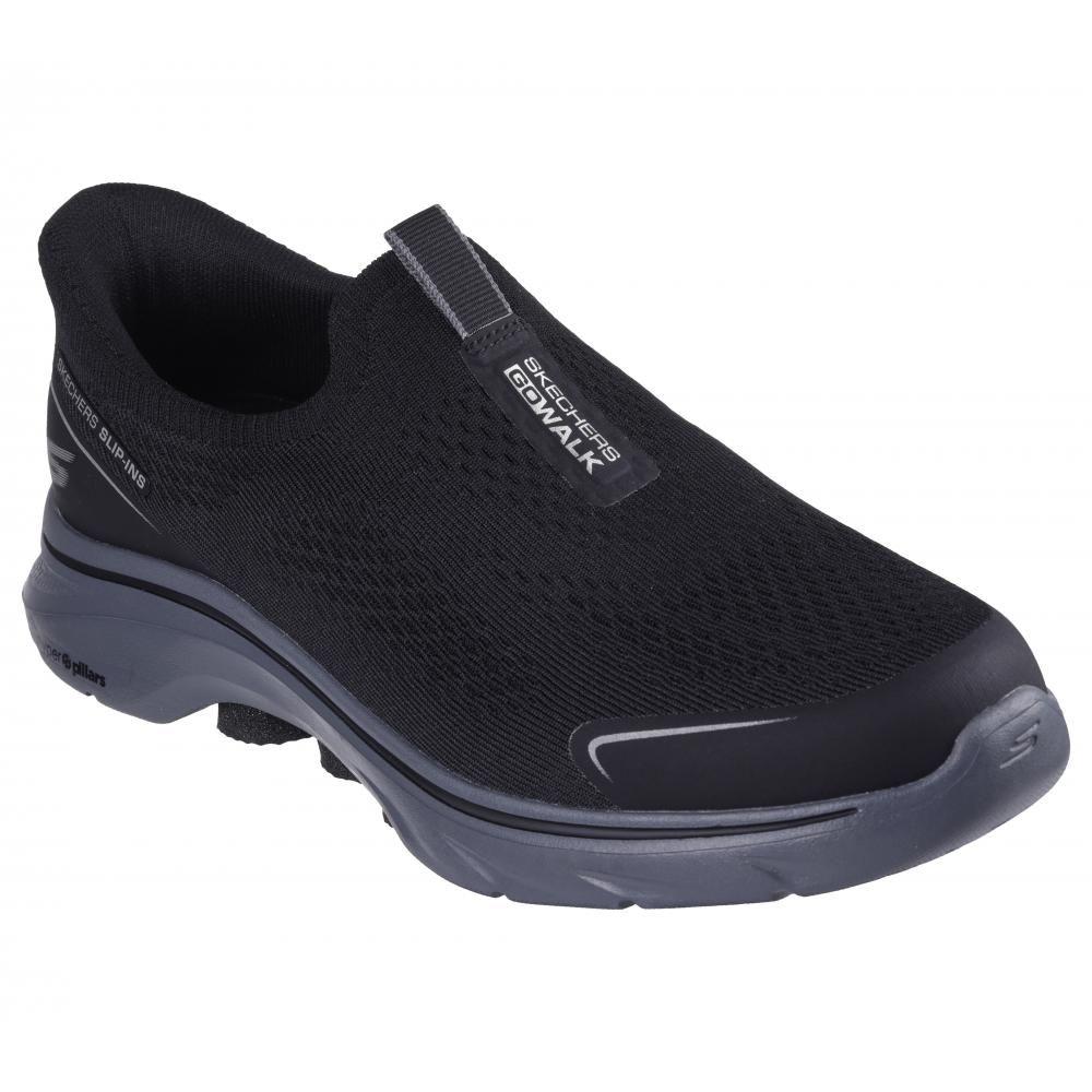 Zapatilla Hombre Go Walk 7 Easy On Evolution Negro Skechers-4