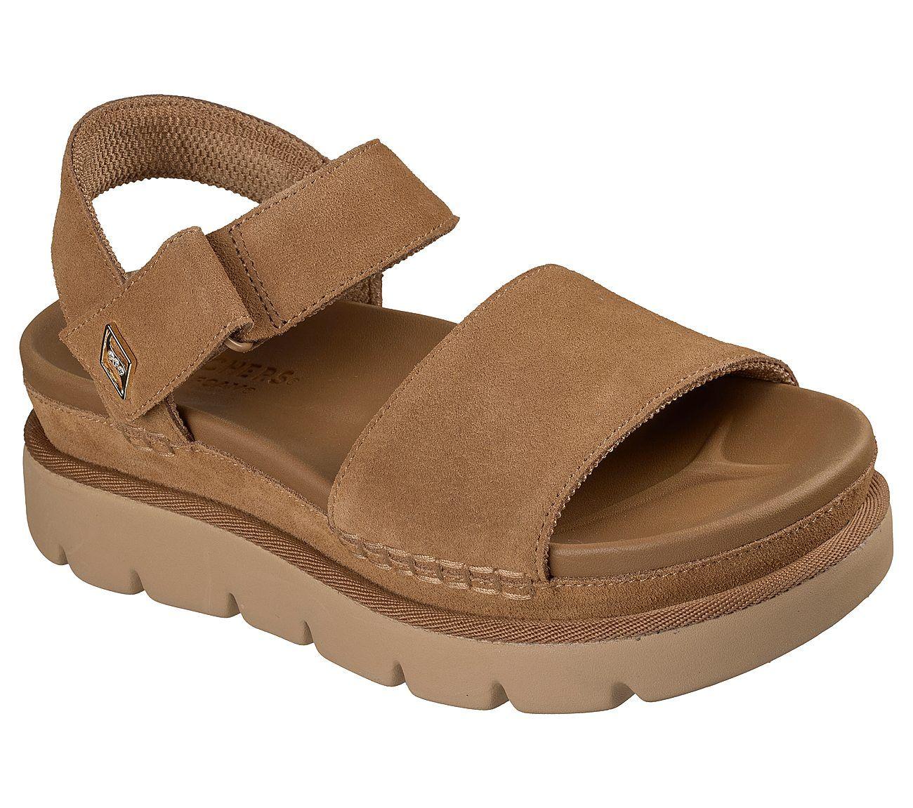 Sandalias Skechers Mujer Street Hiker Breeze Café-4