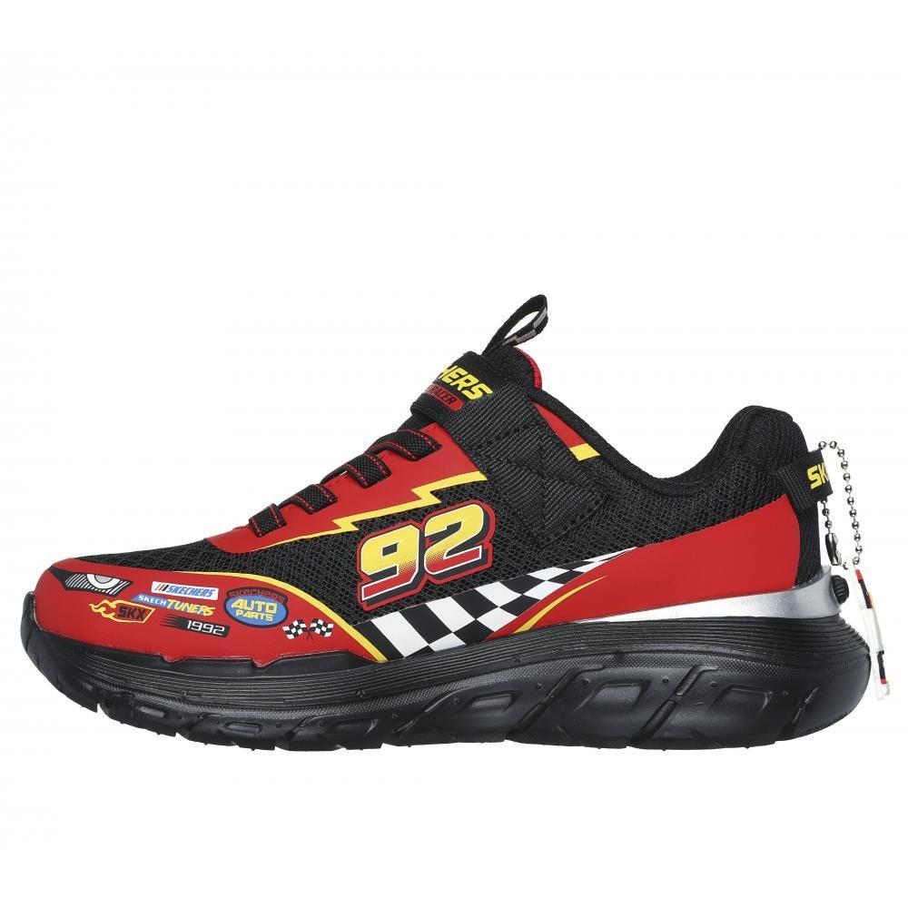 Zapatilla Niño Skech Tracks Negra Skechers-3