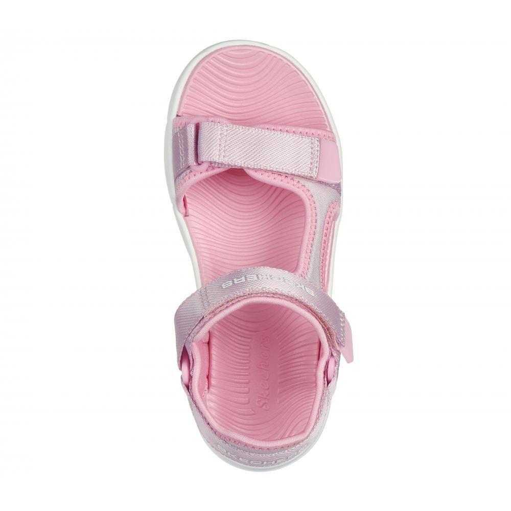 Sandalia Niña Flex Splash Rosado Skechers-1