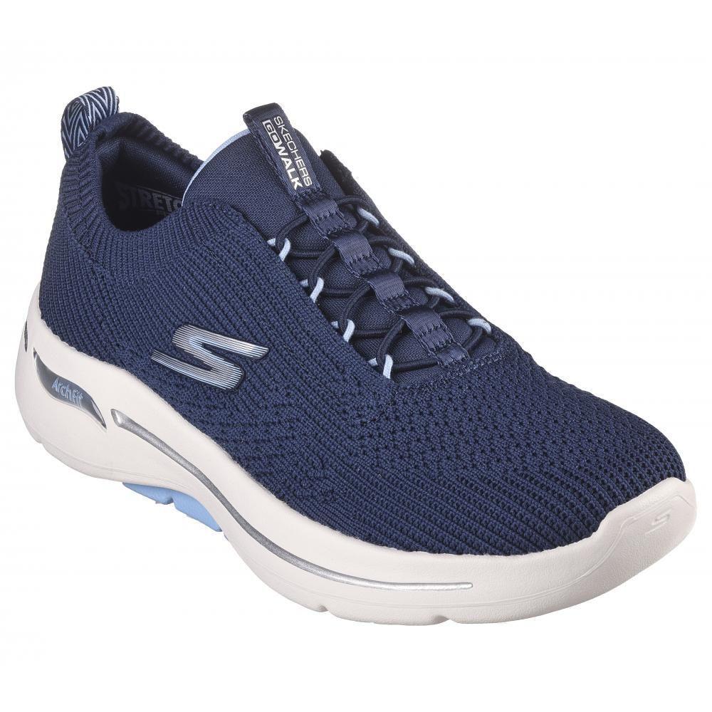 Zapatilla Mujer Go Walk Arch Fit C Azul Skechers-0