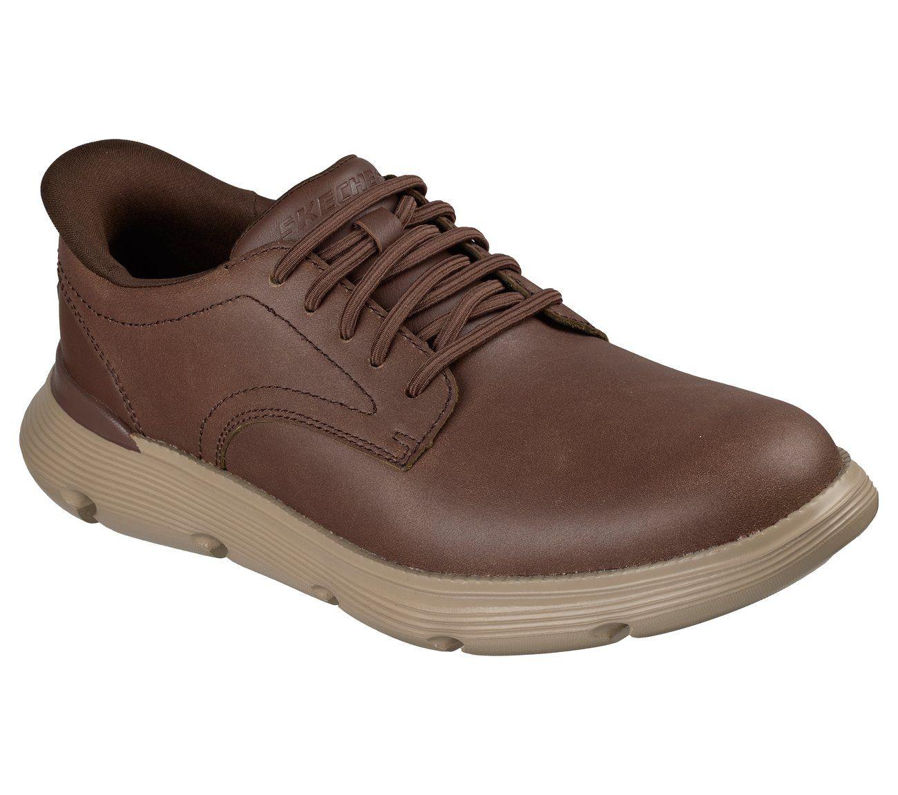 Zapatos Hombre Slip-ins Garza Duran Café Skechers-3