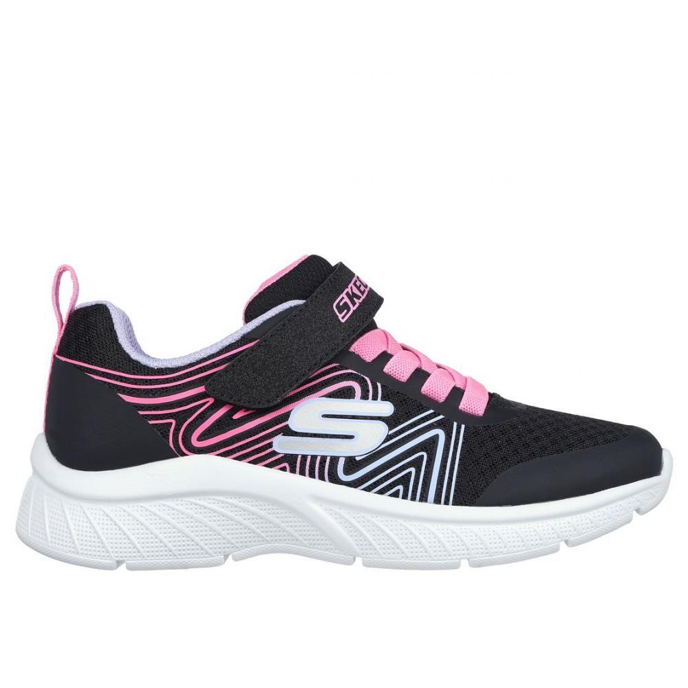 Zapatillas Niña Microspec Plus Swirl Sweet Negro Skechers-0