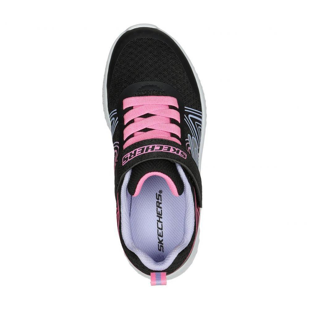Zapatillas Niña Microspec Plus Swirl Sweet Negro Skechers-1