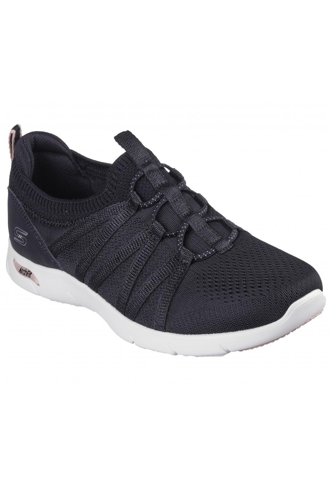 Zapatilla Mujer Arch Fit Refine Negro PK Skechers-4