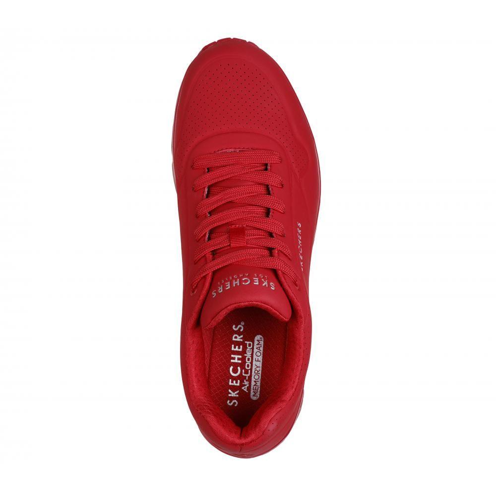 Zapatilla Hombre Uno Stand On Air Rojo Skechers A-1