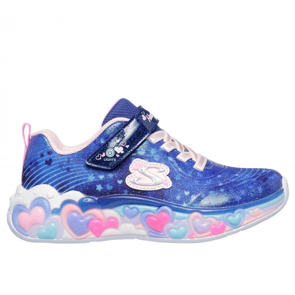 Zapatilla Niña Eternal Heart Lights Azul Skechers-0