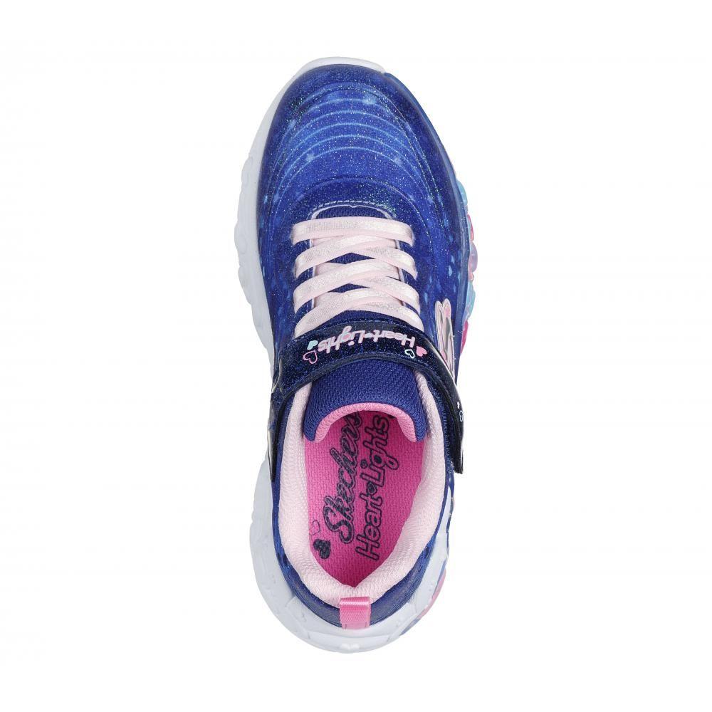 Zapatilla Niña Eternal Heart Lights Azul Skechers-1