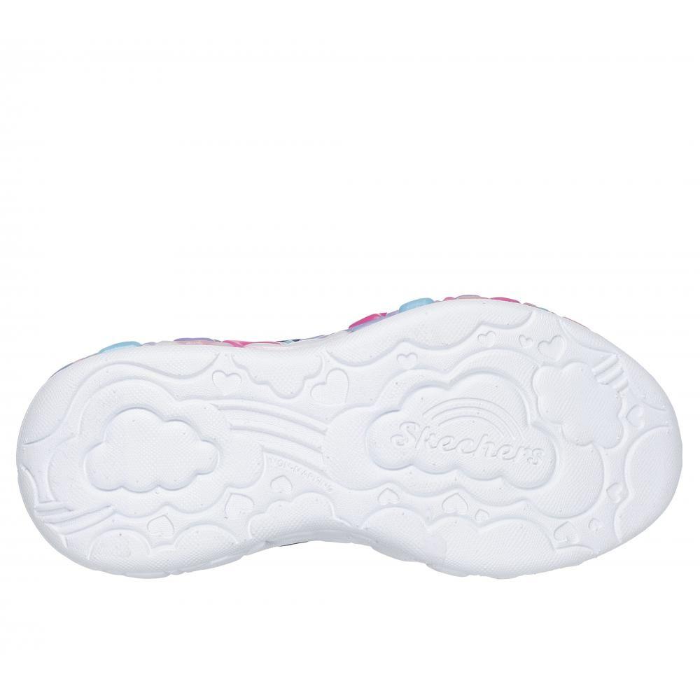 Zapatilla Niña Eternal Heart Lights Azul Skechers-2