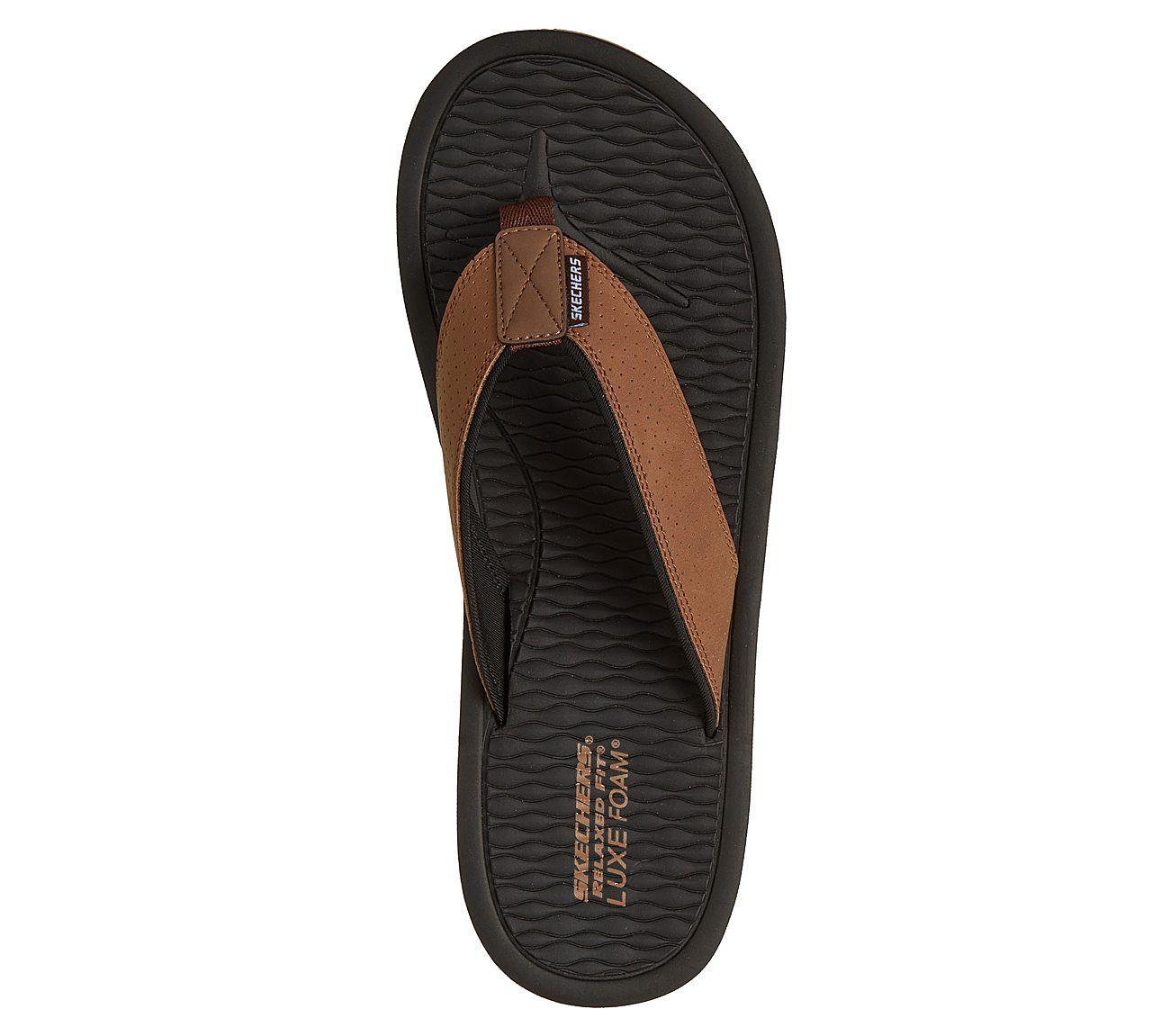 Sandalias Skechers Hombre Relaxed Fit Quill Board View Café-1