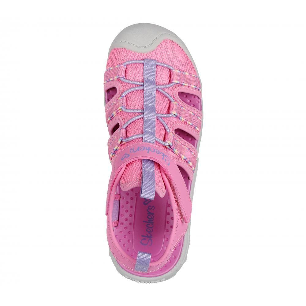 Sandalia Niña Reggae Troop Rosado Skechers-1