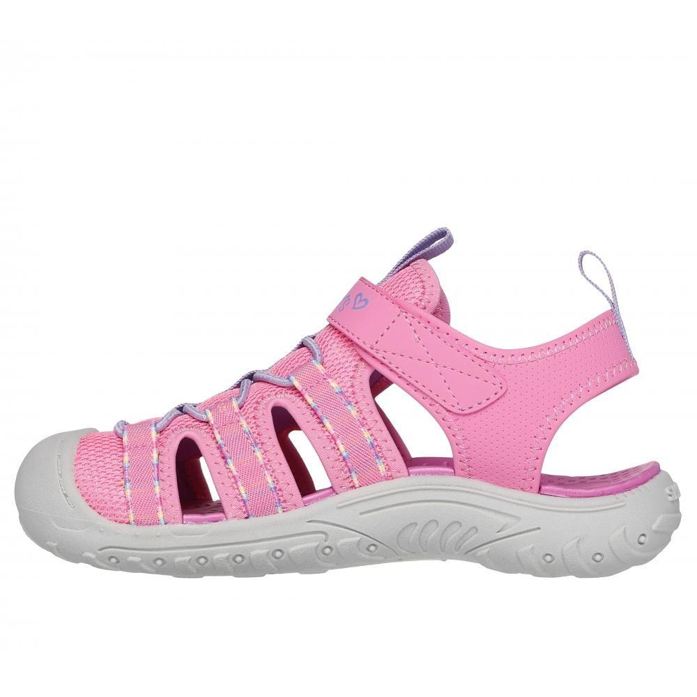 Sandalia Niña Reggae Troop Rosado Skechers-3