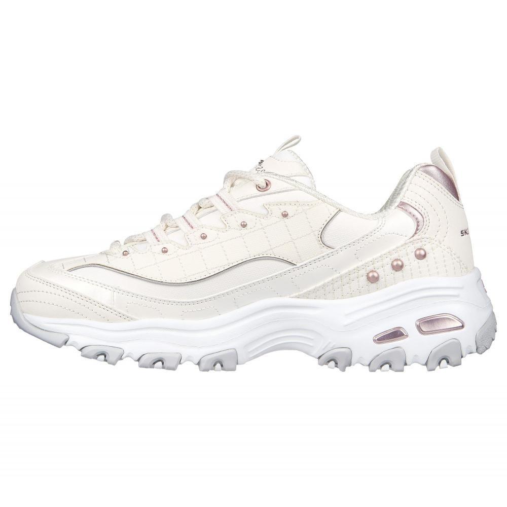 Zapatilla Mujer D'Lites Ladies Night Blanco Skechers-3