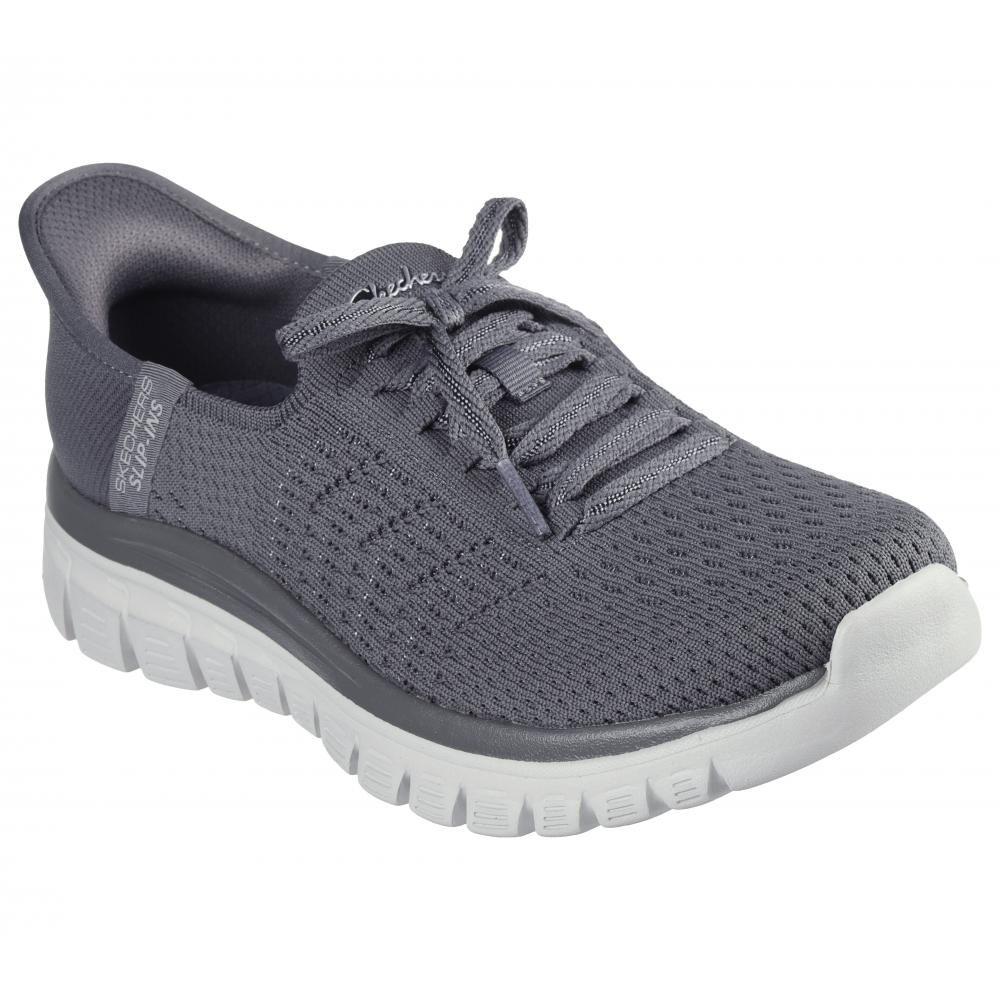 Zapatilla Mujer Graceful First Blush Gris Skechers-4