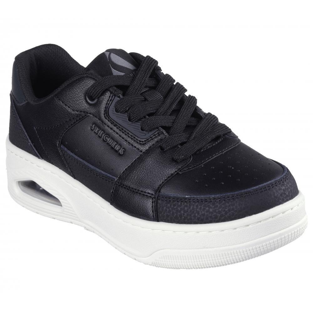 Zapatilla Mujer Uno Court Courted Style Negro Skechers-4