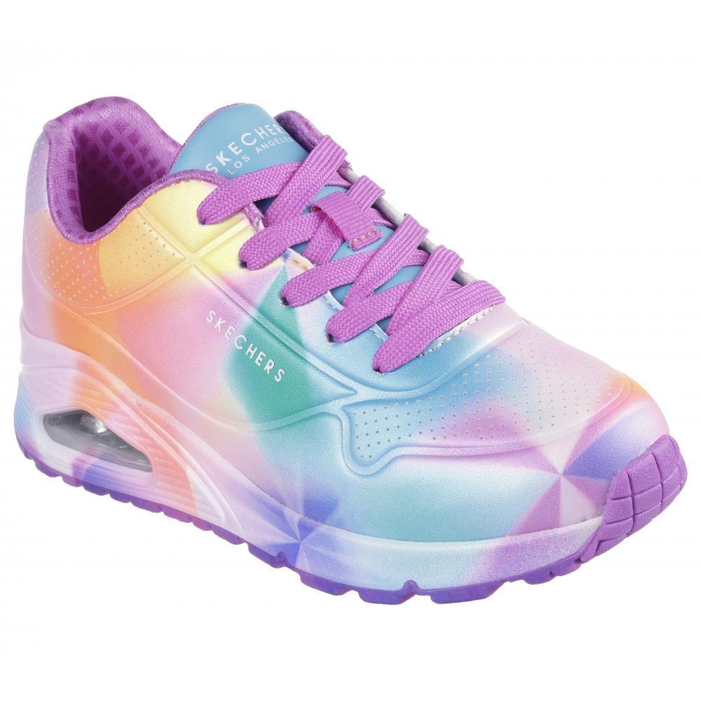 Zapatilla Niña Uno Gen1 Prism Burst Morado Skechers-4
