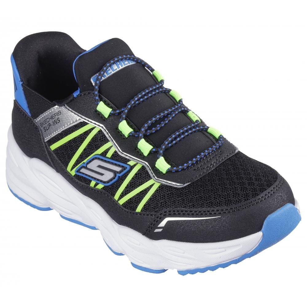 Zapatilla Niño Skechers Slip-ins: Turbo Tread Negro-4