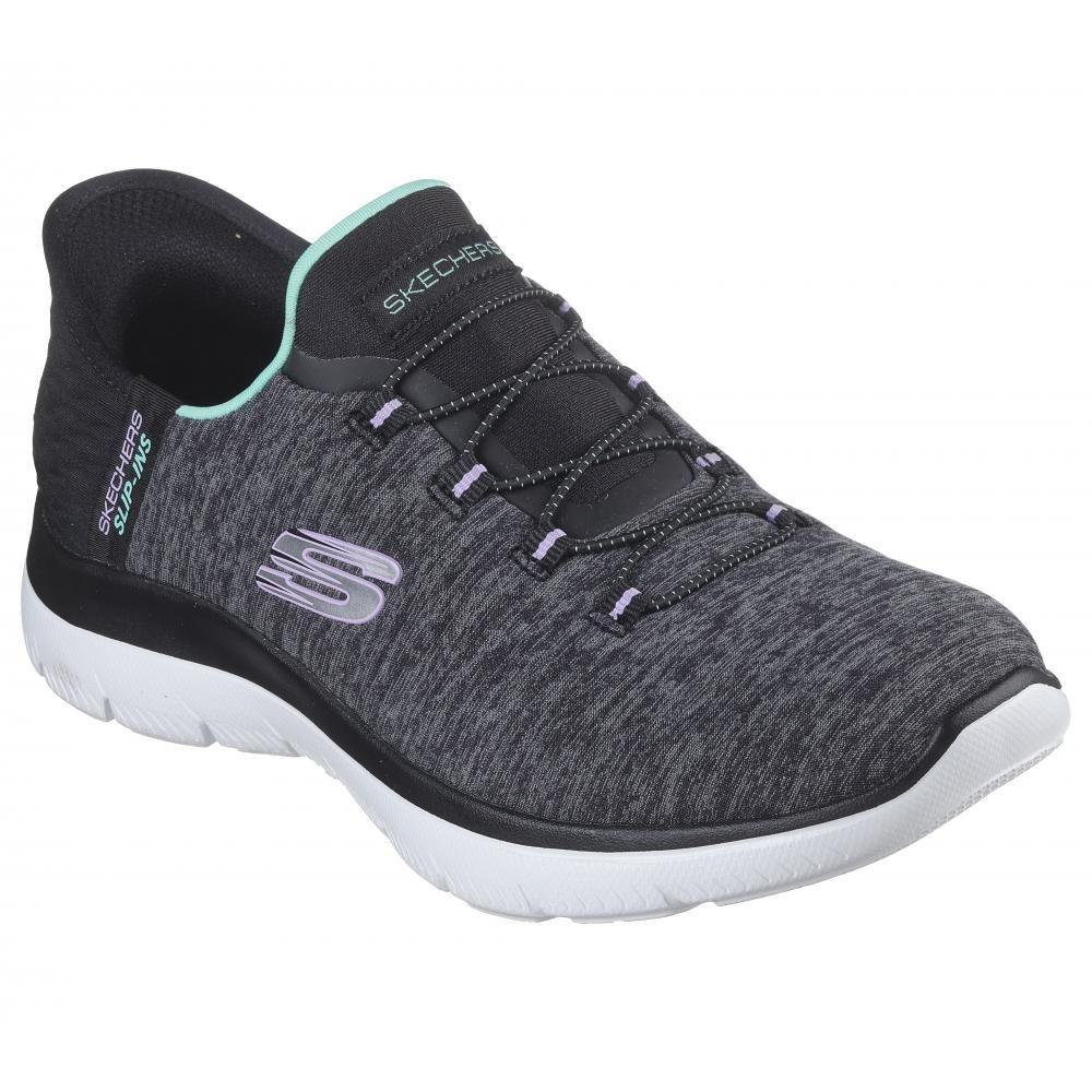 Zapatilla Mujer Skechers Slip-ins: Summits A Negro-4