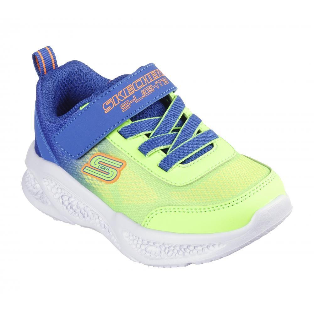 Zapatilla Niño Skechers Meteor-Lights Krendox Azul Skechers-4