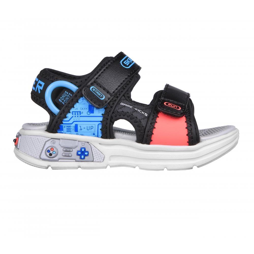 Sandalia Niño Power Splash Negro Skechers-0