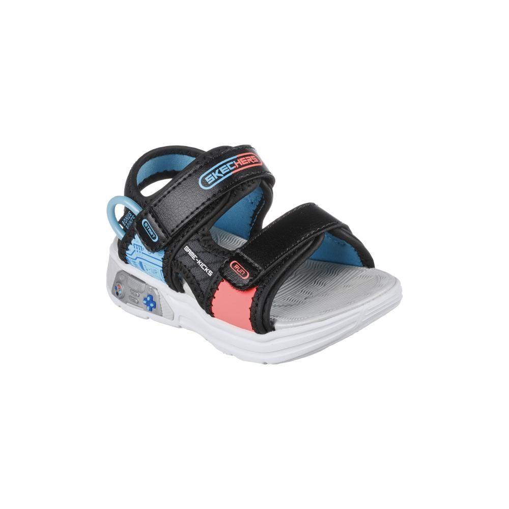 Sandalia Niño Power Splash Negro Skechers-4