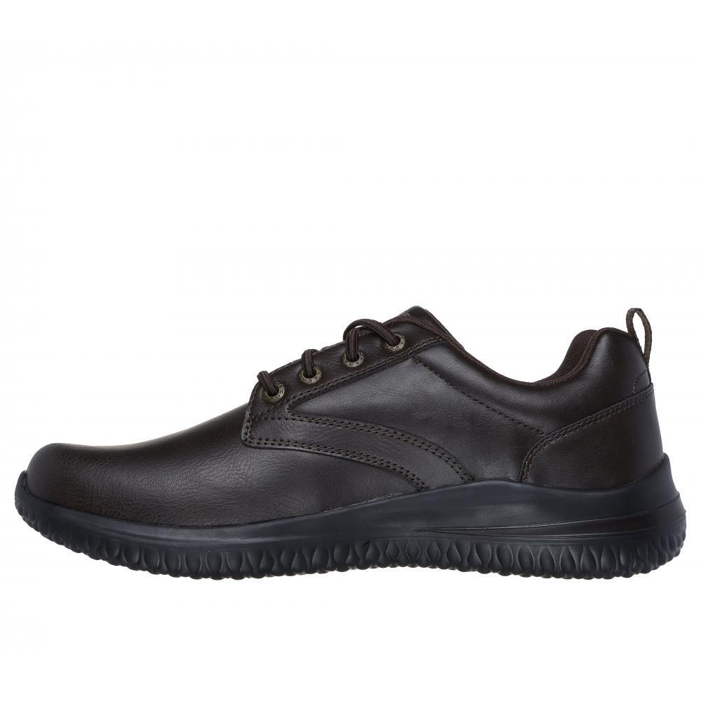 Zapato Hombre Delson 3.0 Glavine Café Skechers-3