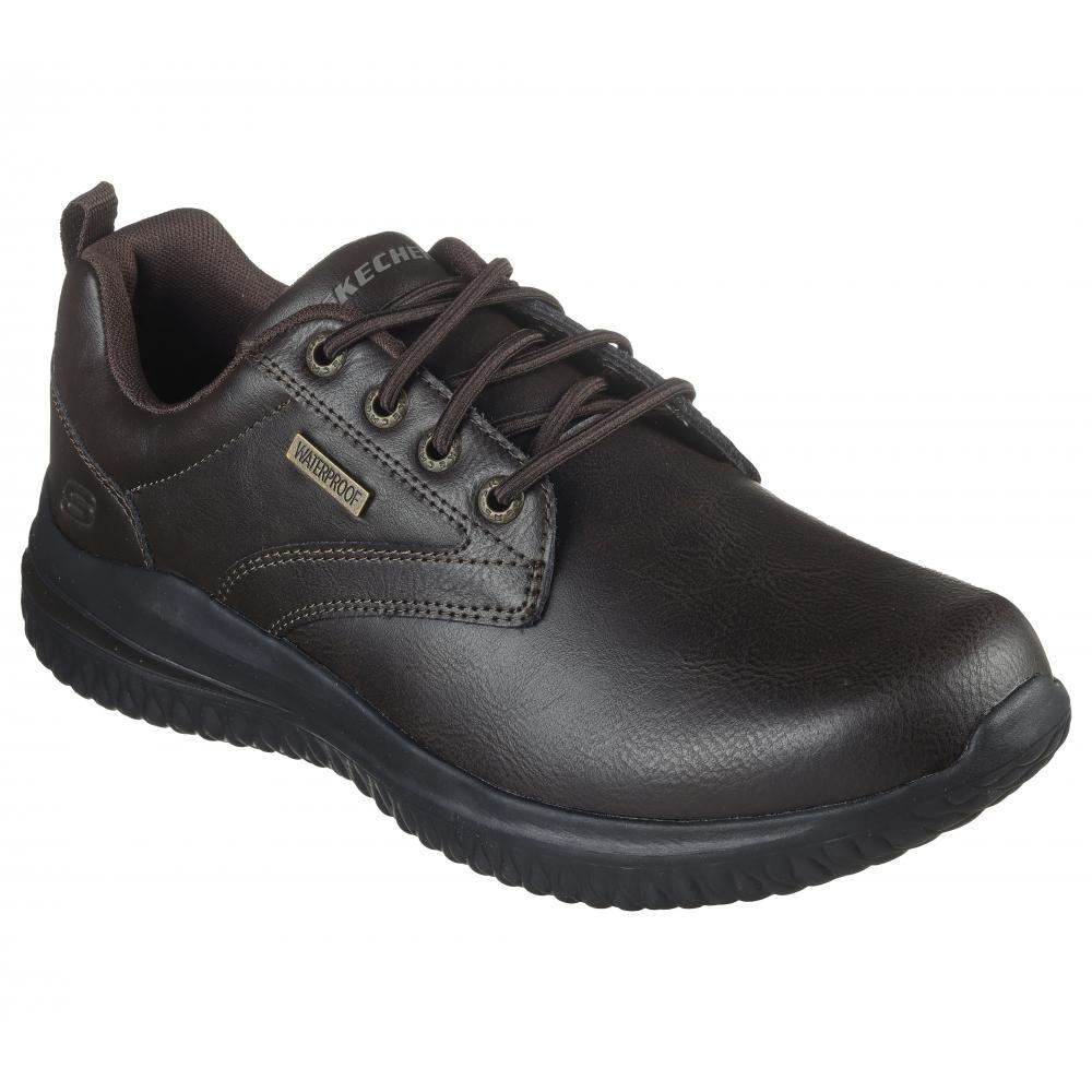 Zapato Hombre Delson 3.0 Glavine Café Skechers-4
