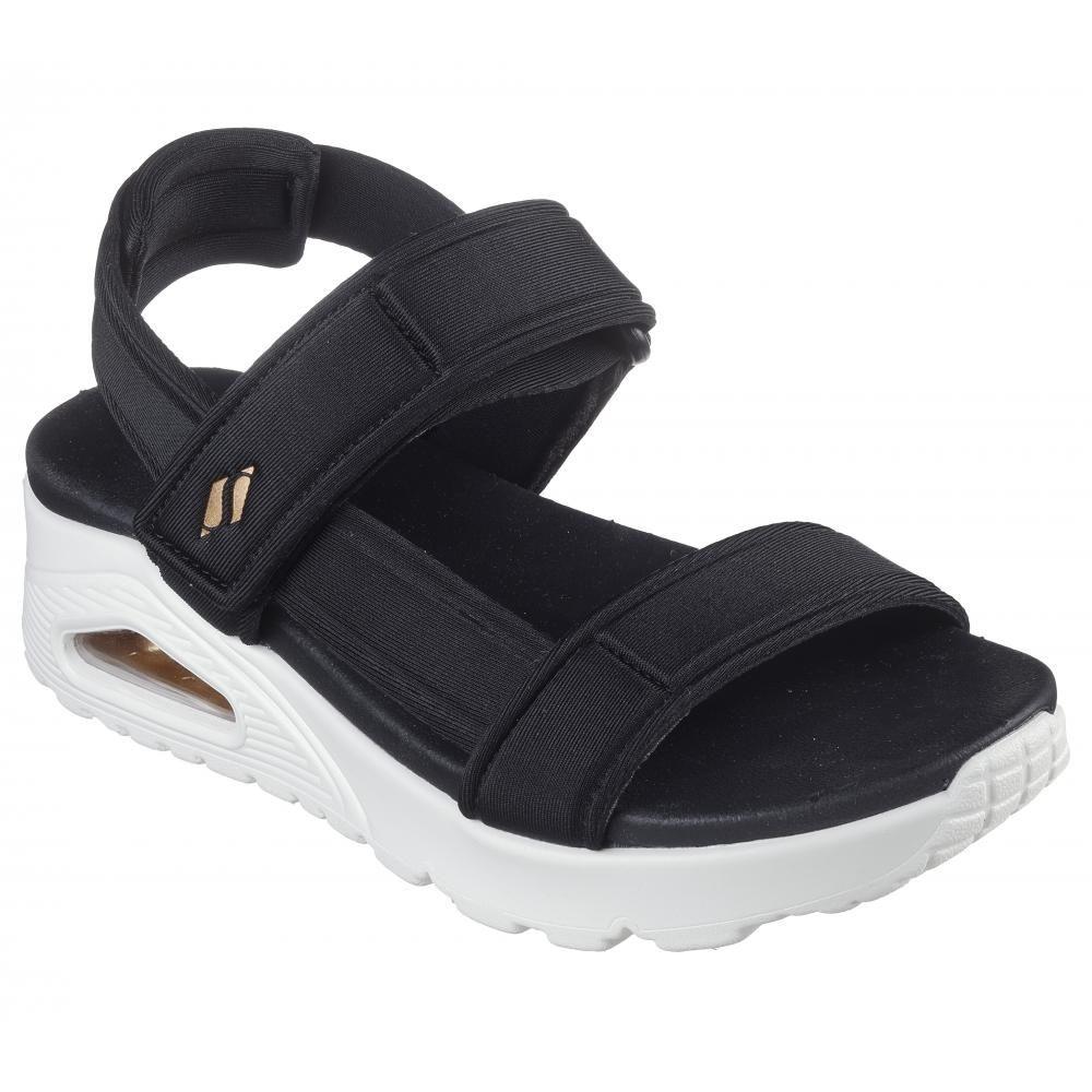 Sandalia Mujer Uno Summer Stand2 Negro Skechers-5