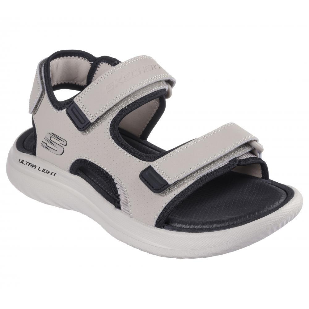 Sandalia Hombre Bounder 2.0 Sandal Thutton Gris Skechers-4