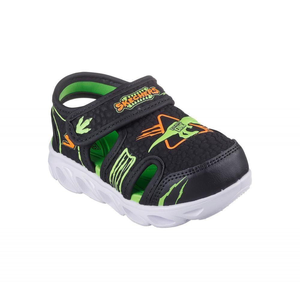 Sandalia Niño Hypno-Splash Hydro-Fun Negro Skechers-4