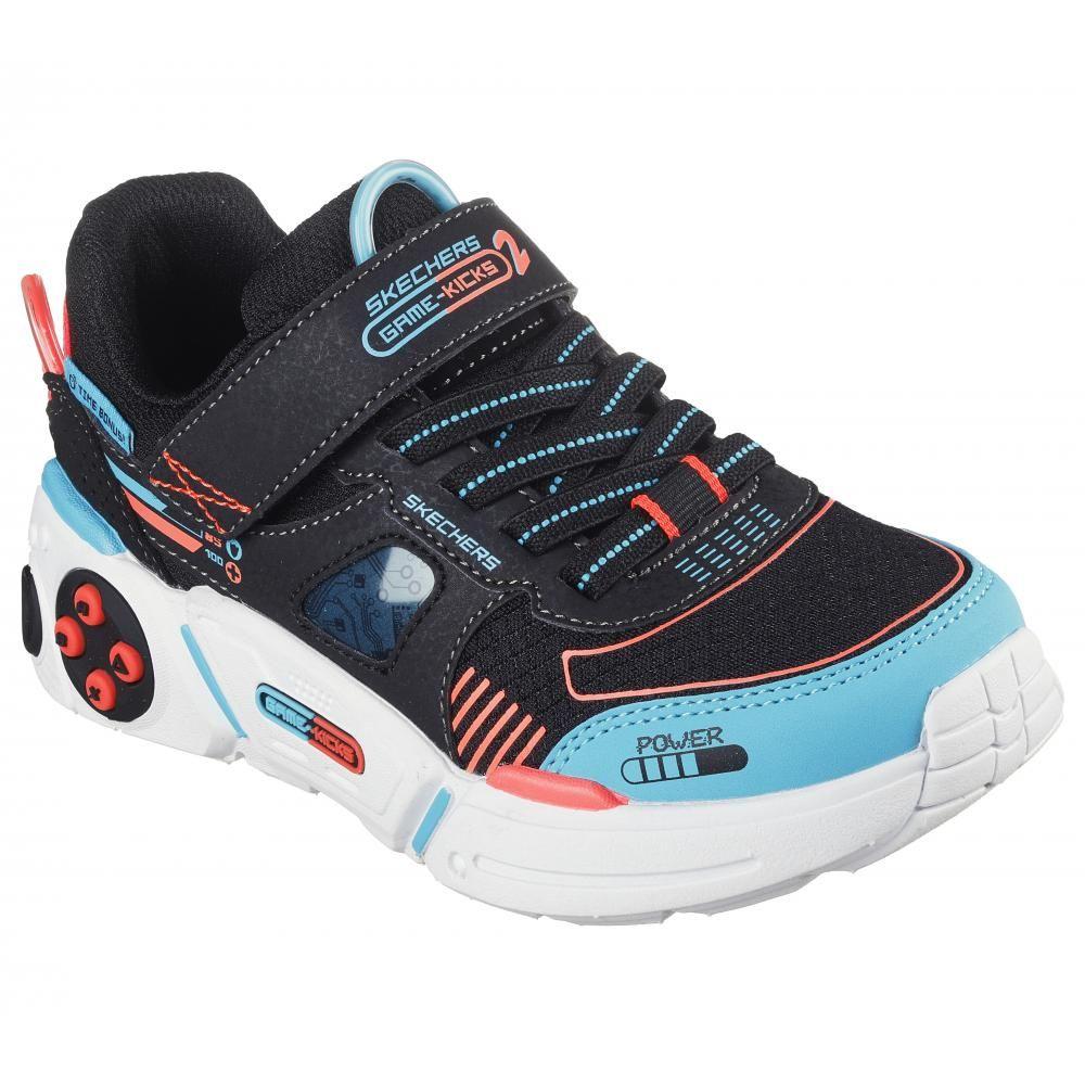Zapatilla Niño Gametronix 2.0 Negro Skechers-4