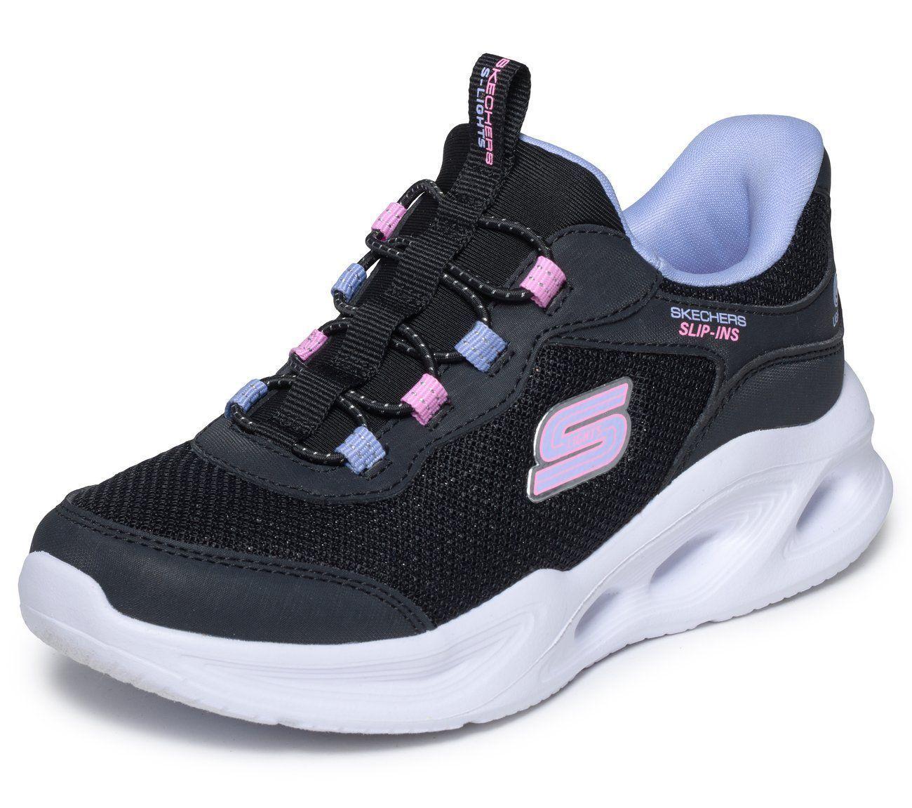 Zapatillas Niña Skechers Slip-Ins Sola Glow Neon Dash-4