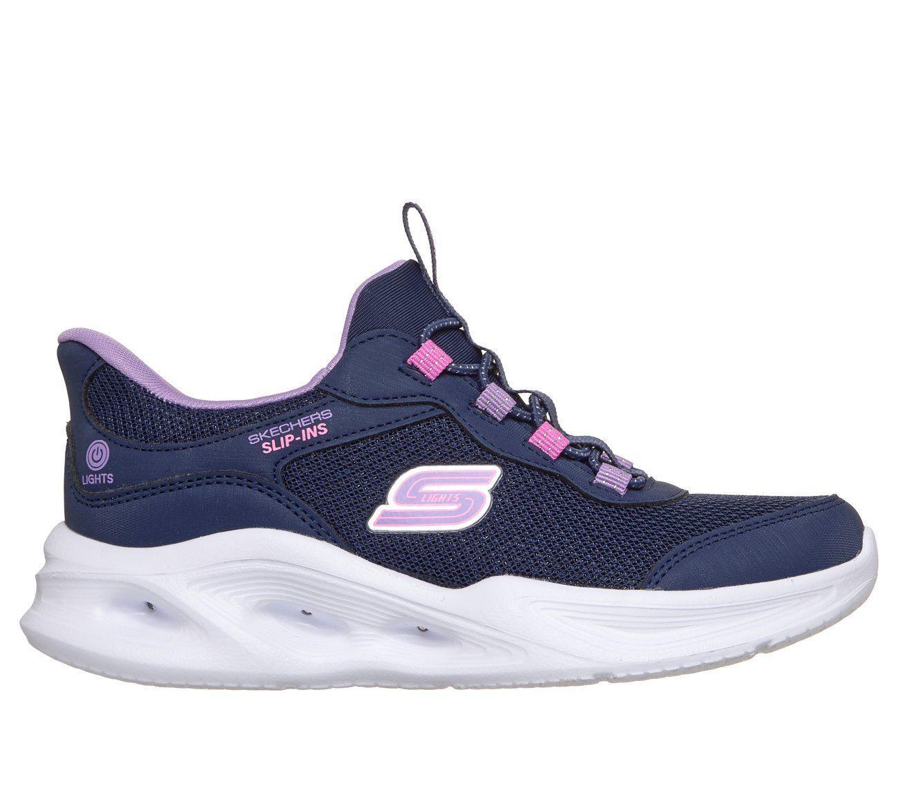 Zapatillas Niña Skechers Slip-Ins Sola Glow Neon Dash-0