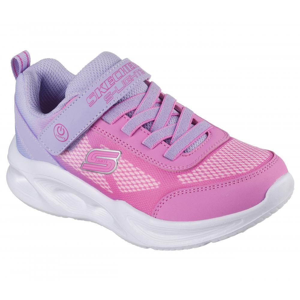 Zapatilla Niña Sola Glow Ombre Deluxe Morado Skechers-4