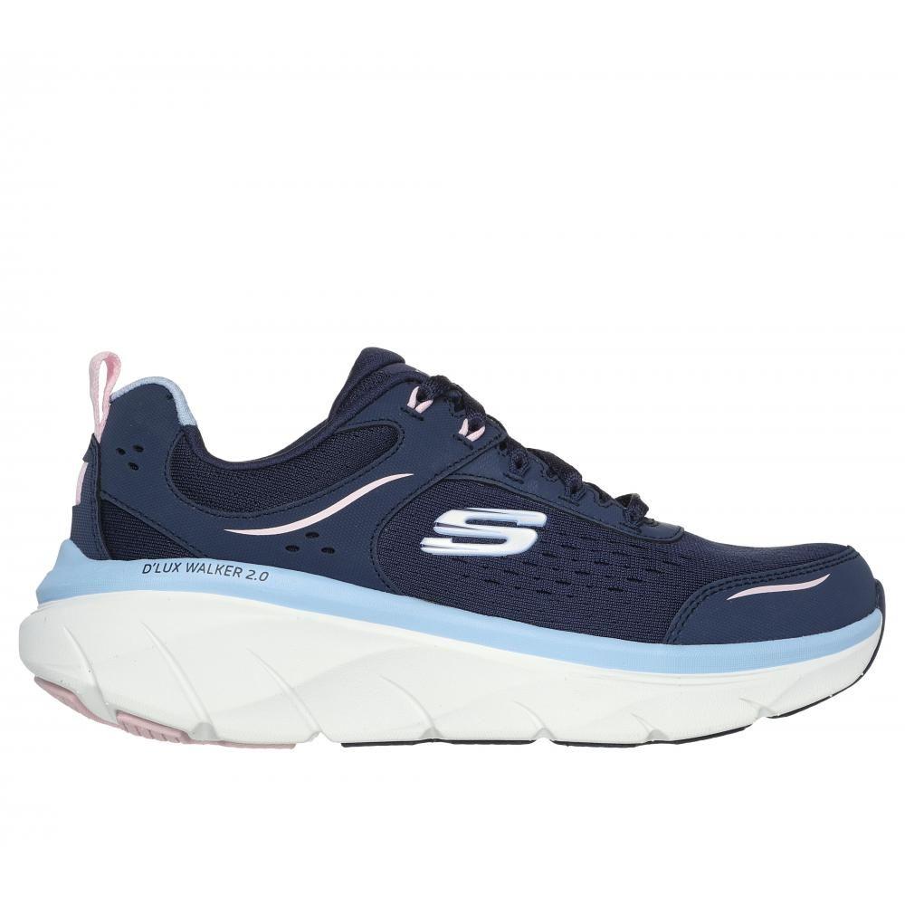 Zapatilla Mujer D'Lux Walker 2.0 Daisy Doll Azul Skechers-0