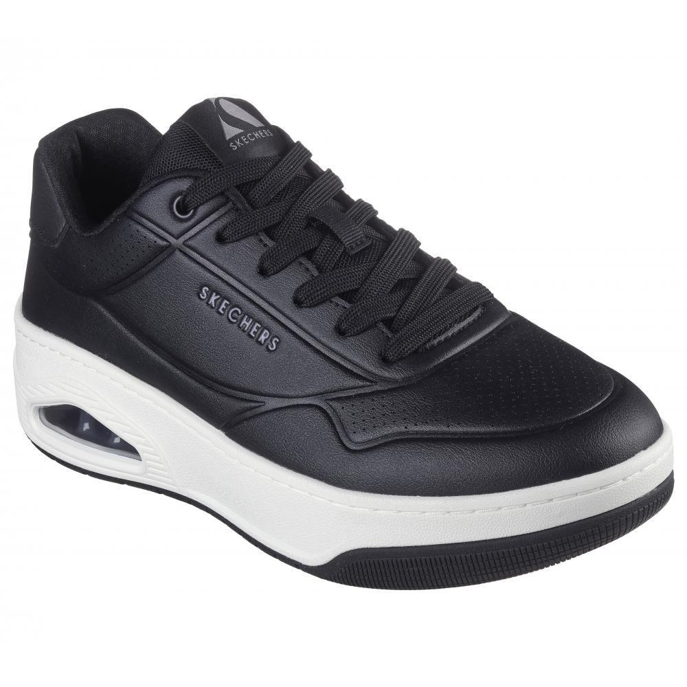 Zapatilla Hombre Uno Court Negro Skechers A-4