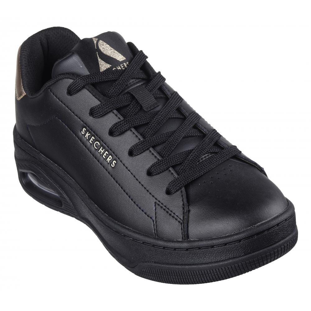 Zapatilla Mujer Uno Court Courted Air Negro Skechers-4