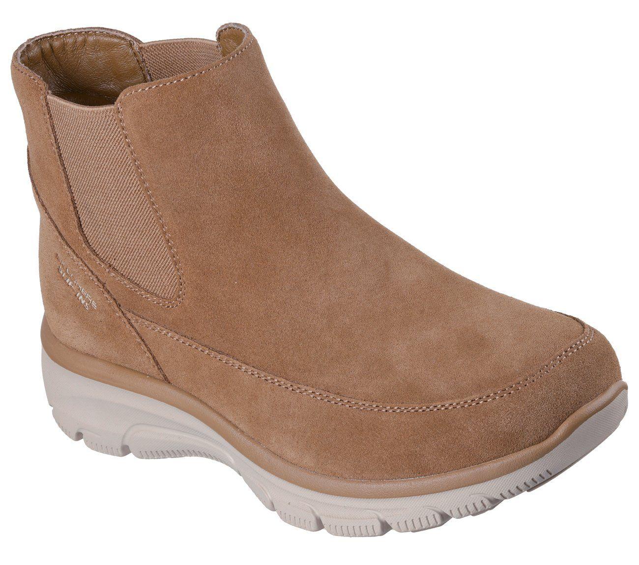 Botines Mujer Slip-ins Easy Going Casual Icon Beige Skechers-3