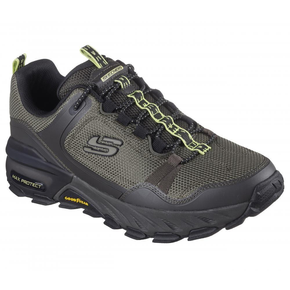 Zapatilla Hombre Max Protect Titan Honor Oliva Skechers-4