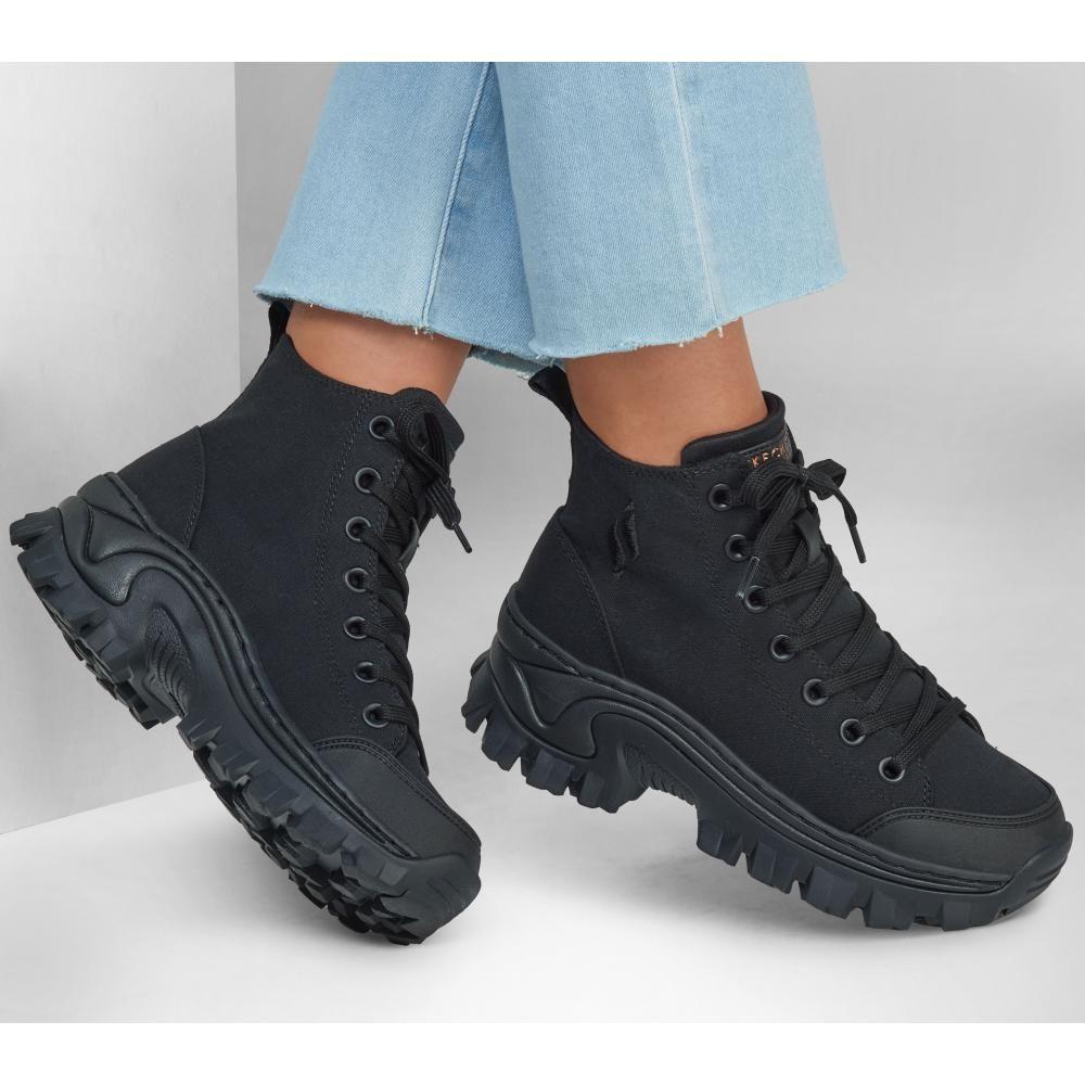 Zapatilla Mujer Hi-Ryze Crazy Stomper Negro Skechers-1