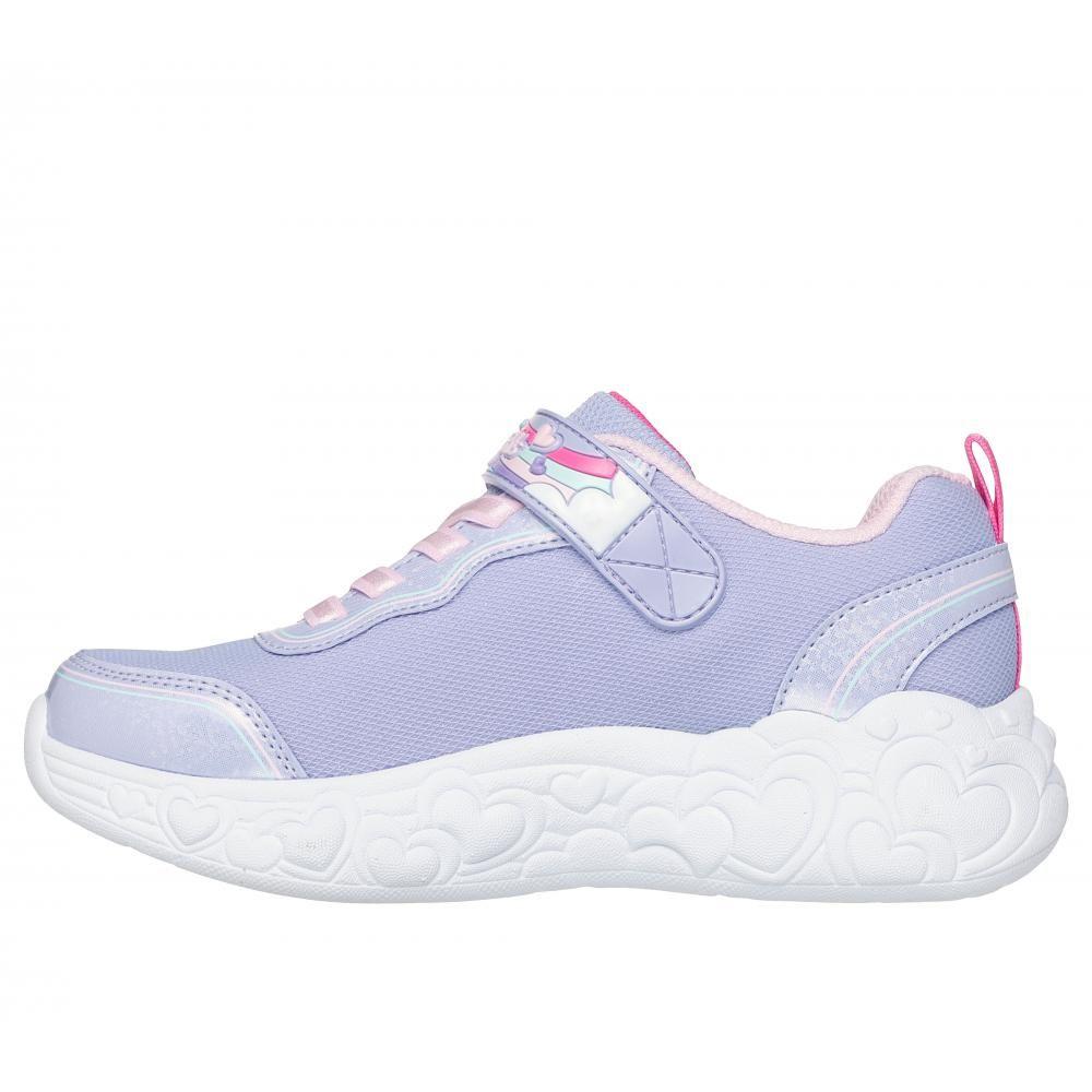 Zapatilla Niña Eternal Heart Lights Ton Of Morado Skechers-3